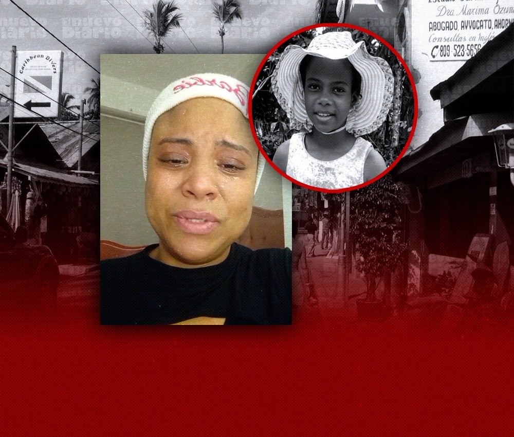 Madre de niña asesinada en Boca Chica pide a Abinader que intervenga por temor a impunidad
