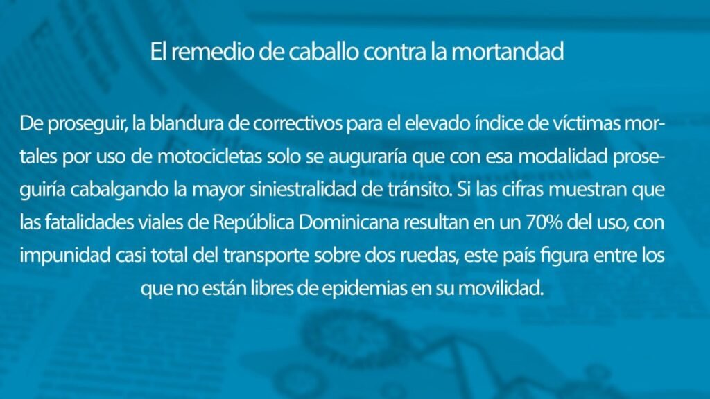 Las muertes en motocicletas evidencian una falla de control en las vías
