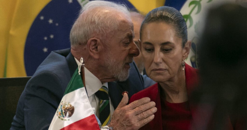 Lula y Sheinbaum denuncian injerencias externas en medio de la tensión con EE.UU.
