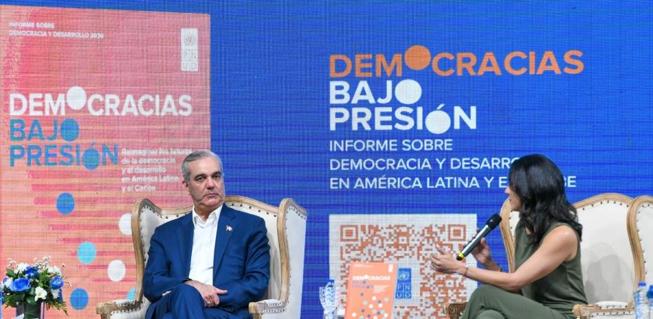 Abinader aprovecha foro del PNUD para defender la estabilidad política y destacar su gestión