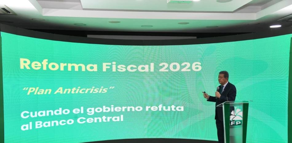 Leonel Fernández acusa al Gobierno de esconder una reforma fiscal en su plan “anticrisis”