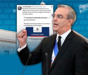 Abinader refuerza su postura frente a Nicaragua y deja abierto un examen sobre la coherencia democrática del Gobierno