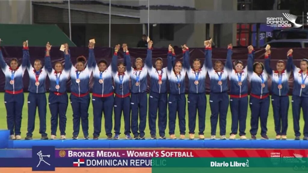 Lluvia deja sin finales el softbol femenino y RD recibe el bronce por reglamento en Santo Domingo 2026