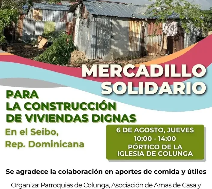 Mercadillos solidarios en Colunga financiarán viviendas para familias de El Seibo