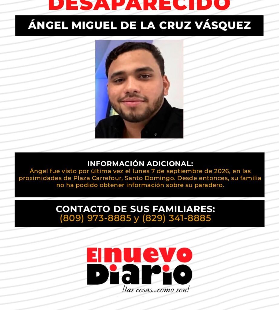 Santo Domingo sigue la búsqueda de un joven desaparecido y crece la presión por respuestas